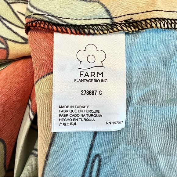 NWT Farm Rio Anthropologie Floral Maxi Slip Dress - Picture 9 of 10